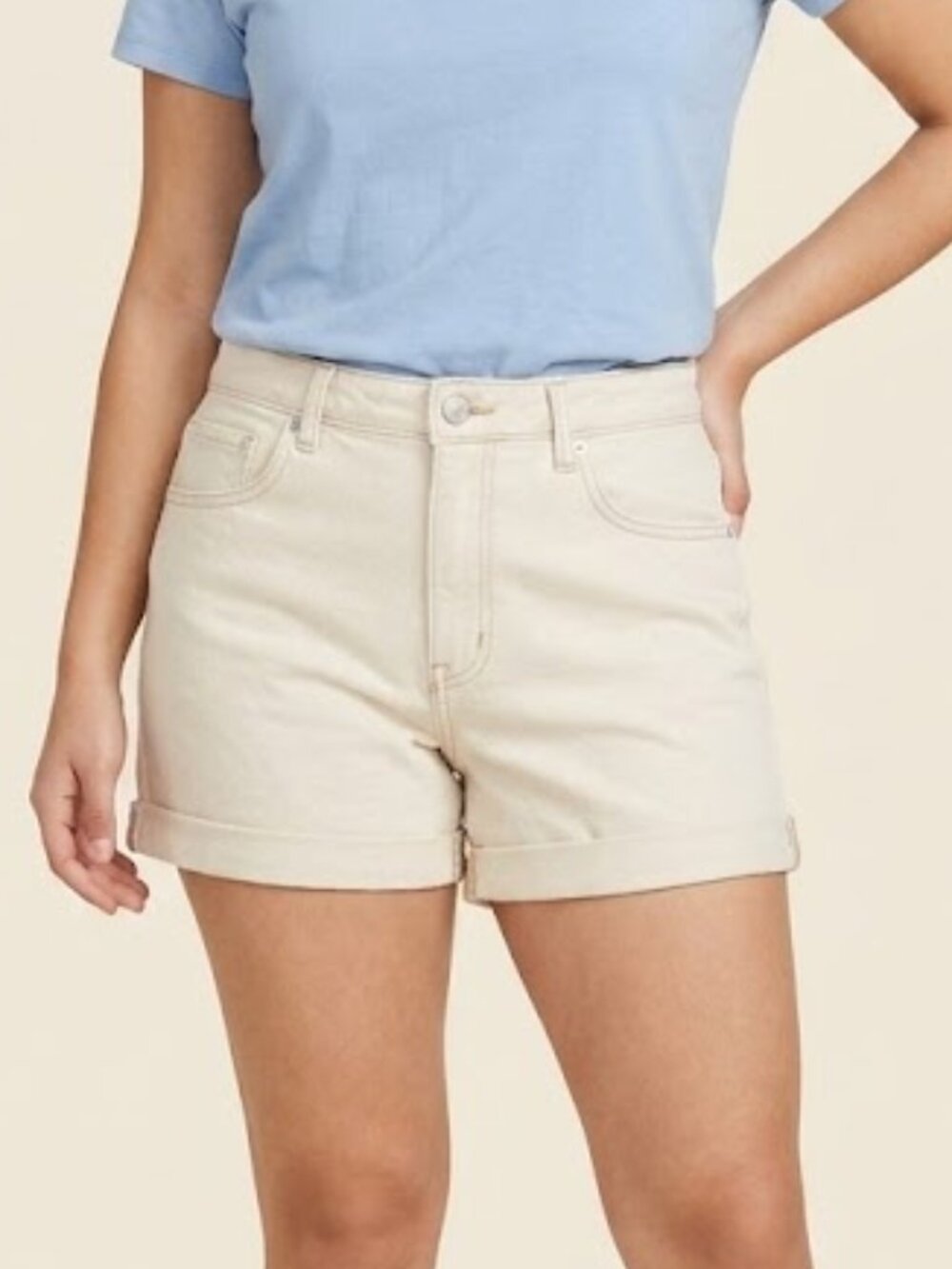 NWT Wild Fable Super High Rise Rolled Cuff Denim Shorts size 14